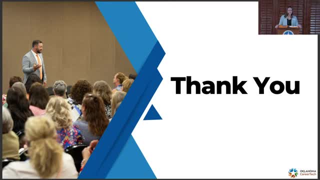 CareerTech advocates celebrate Randy Gilbert's award at statewide conference