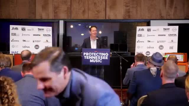 Tennessee music leaders celebrate landmark legislation at iconic recording studio event