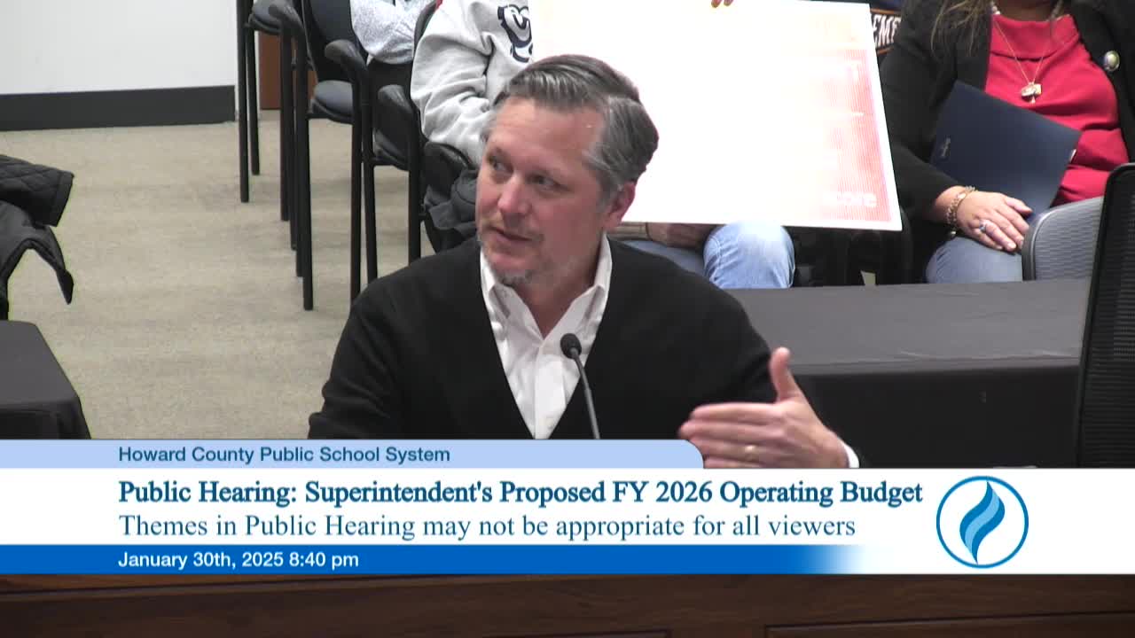Howard County students demand more athletic trainers amid safety concerns at budget meeting