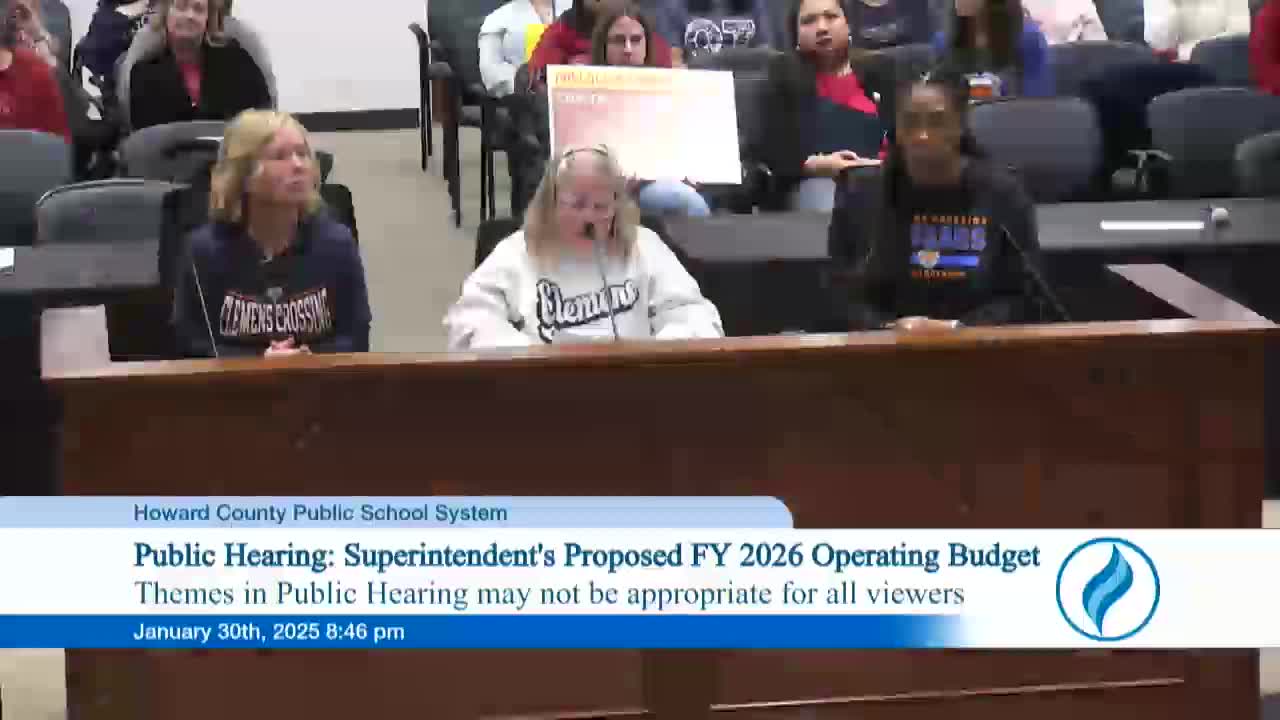 Howard County educators demand urgent budget reforms to address special education staffing crisis