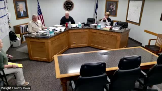 Wright County Supervisors approve budget for wellness program and drainage projects