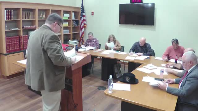 Votes at a glance: commission approves legislative referral, SRS letter, county equipment surplus, and a speed limit reduction