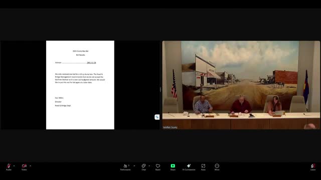 Moffett County awards salvage metal contract but rejects dumpster drop box bid