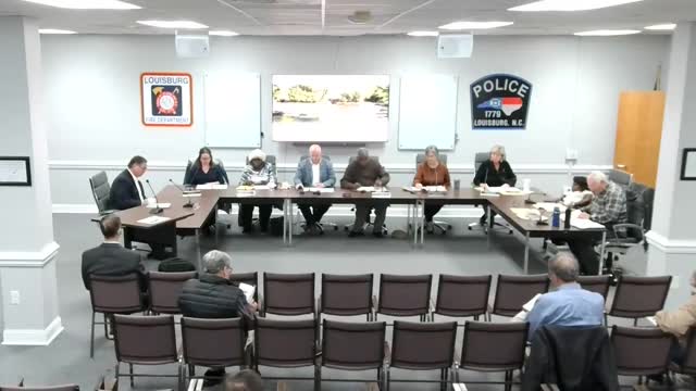 Consultants tell Louisburg council town water yield is ~900,000 gpd; off‑stream reservoir proposed