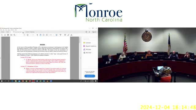 Planning board adopts ordinance language banning private murals in downtown; city plans public‑art commission process