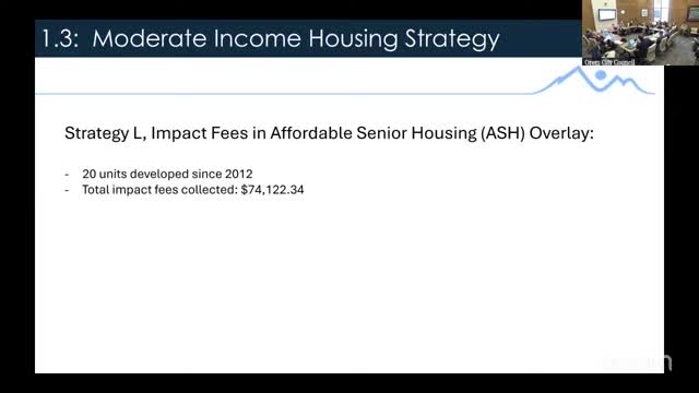Council approves temporary 50% impact‑fee reduction for qualifying senior affordable housing projects