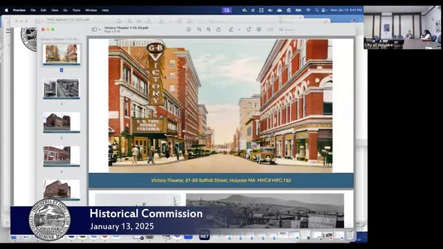 Historical commission hears update on Victory Theatre rehab, asks for documentation before renewing support