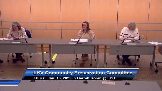 Votes at a glance: Lakeville Community Preservation Committee, Jan. 16, 2025