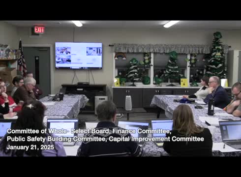 Select board approves Derek Rubinoff Architects to design public safety project at 48 Gardner Road