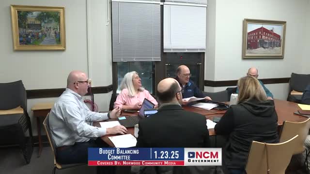 Norwood faces roughly $8.4 million FY26 structural gap; officials weigh free cash, cuts and override