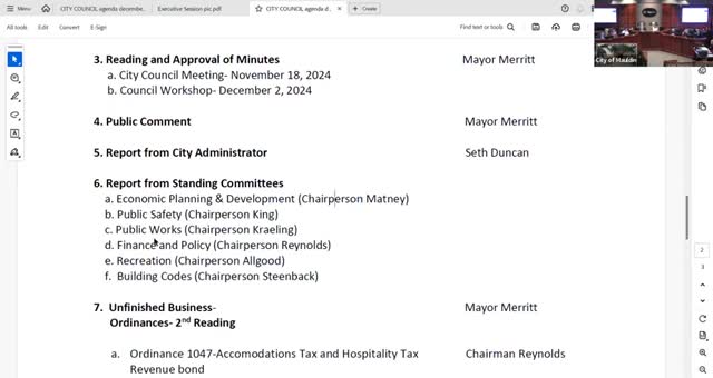 Mauldin approves accommodations-tax bond as public raises traffic and noise concerns about Bridgeway Station