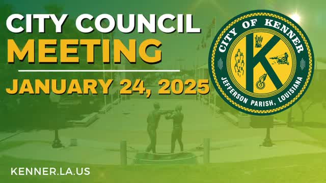 Votes at a glance: Kenner City Council, Jan. 24, 2025