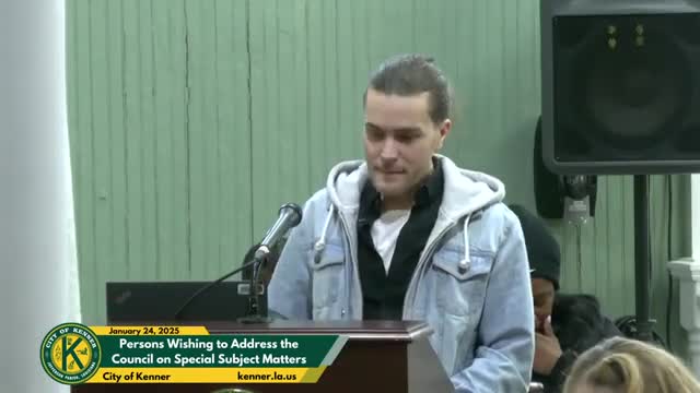 Resident tells council city lighting supply list contains errors and discourages competitive bids