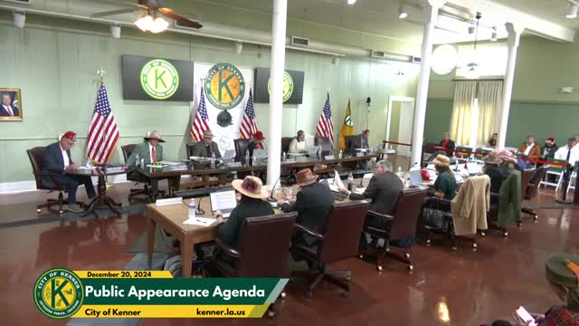 Kenner City Council approves multiple public-safety purchases, cooperative agreements and a zoning amendment; votes unanimous