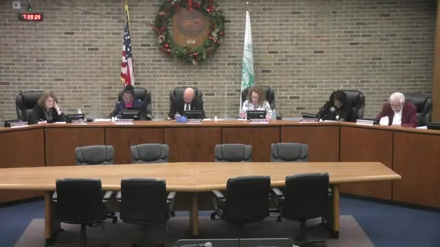 Council adopts special assessment resolution for street lighting on Wick, Vining and Smith roads