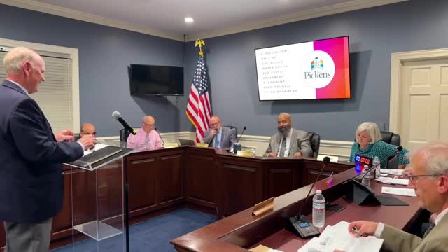 Pickens council hears attorney briefing on Greenville Water supply agreement as residents press for transparency