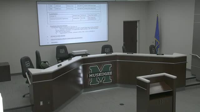 Board holds executive session on personnel and superintendent contract; approves most personnel items but fails to hire Director of Football Operations