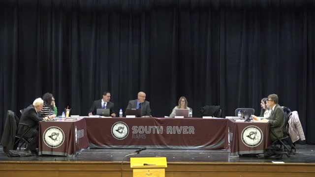South River Board approves consent resolution covering routine personnel, finance, instruction and safety items and directs payment of certified bills
