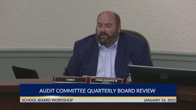 Audit committee reports auditor transitions, CRI name-change delays sales-surtax signoff