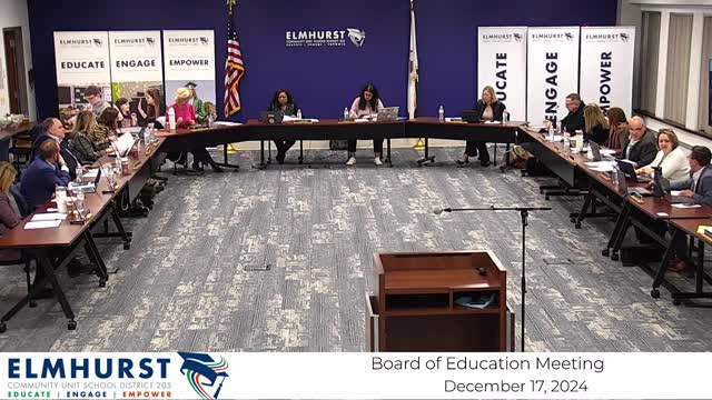 Elmhurst Board of Education approves 2024 tax levy emphasizing community investment