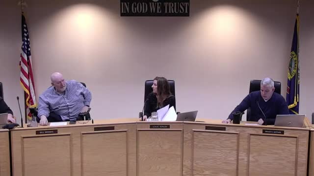 Local officials discuss advisory board appointments and seek interviews for planning vacancies