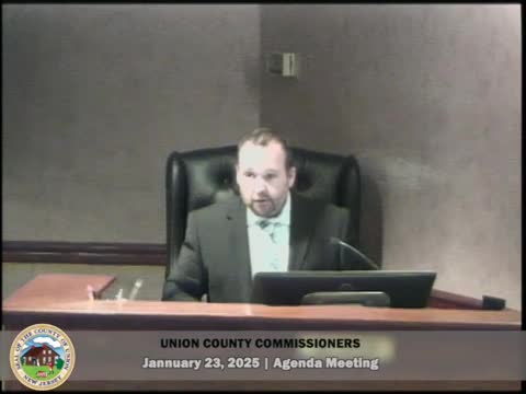 Union County agenda-setting meeting adjourns after departmental introductions