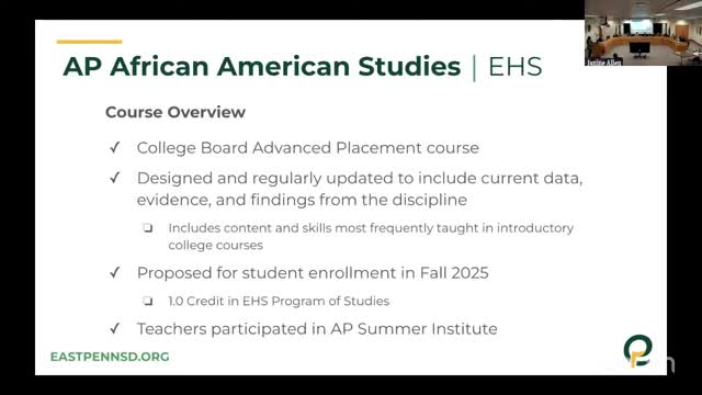 Emmaus High School introduces new AP course on African diaspora for fall 2025 enrollment