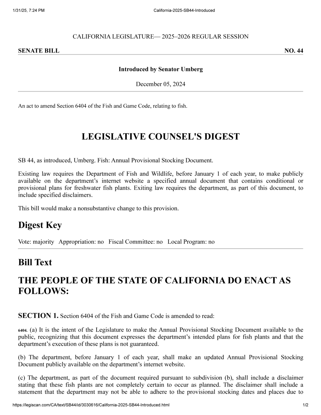 California department updates public on fish planting schedule amid unforeseen conditions