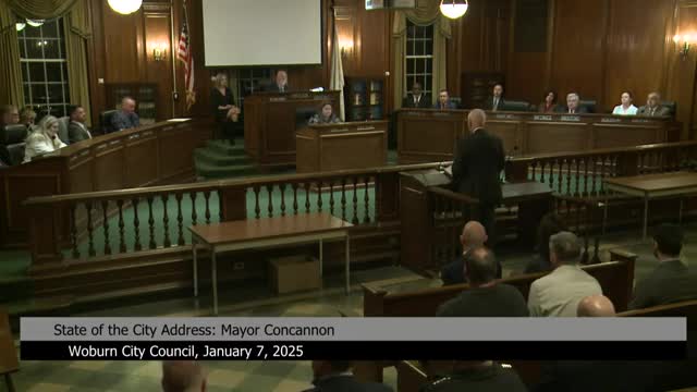 Mayor Concannon says 'state of the city of Woburn is strong' in 2025 address