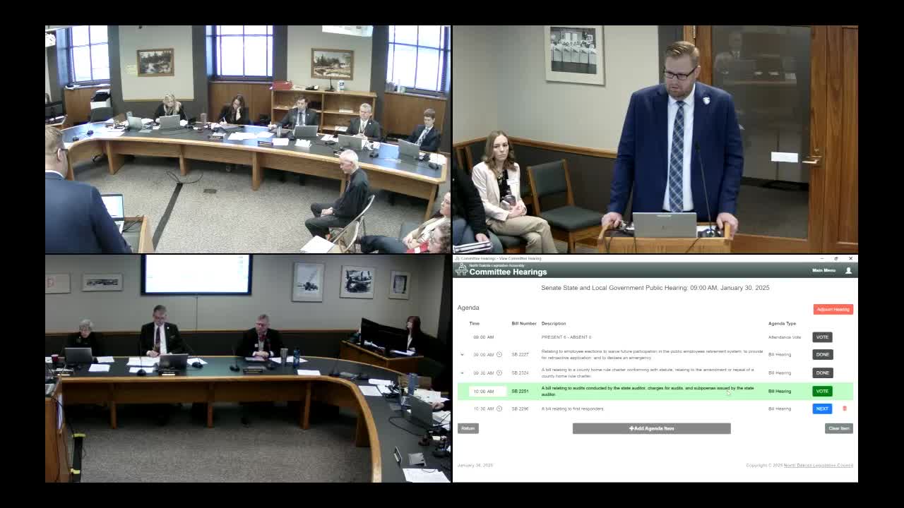Filmmakers support North Dakota senate bill 2251 for greater transparency in grant fund oversight