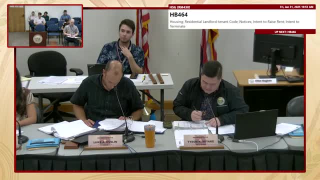 Committee narrows eviction-record sealing, extends lease notice and advances no-fault eviction and foreclosure protections