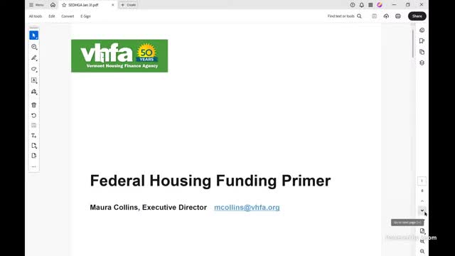 Vermont officials outline how tax credits and bonds drive affordable housing, warn gains may be temporary