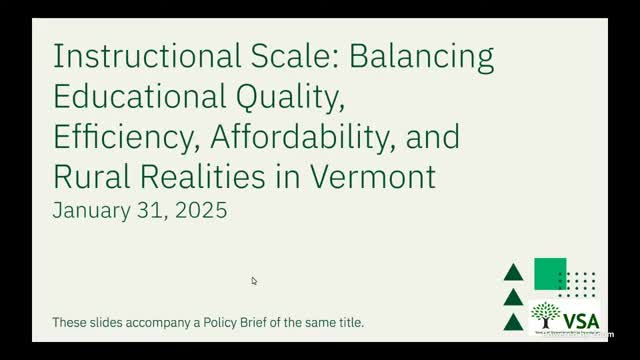 House Education hears superintendents' research-backed recommendations on district consolidation, school and class size