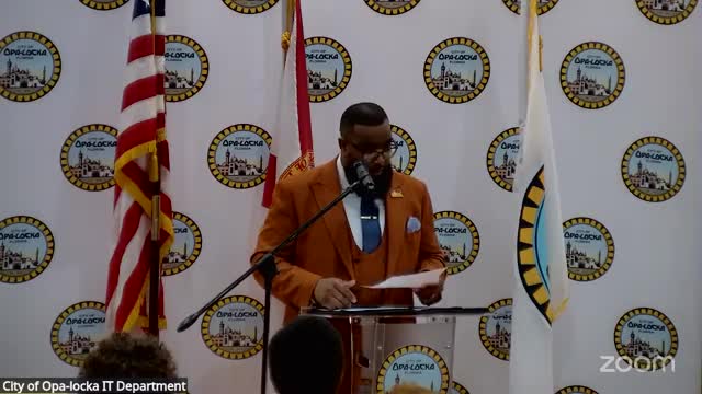 Opa-locka mayor says city "strong" as restored historic city hall reopens; announces budget, tax cut and infrastructure investments
