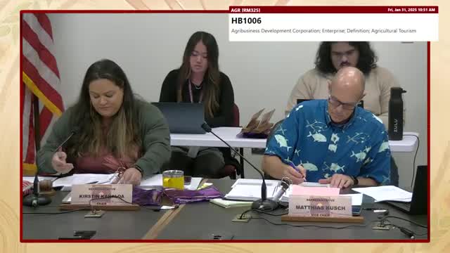 Committee approves measure allowing ADC support for agricultural tourism with rulemaking caveats