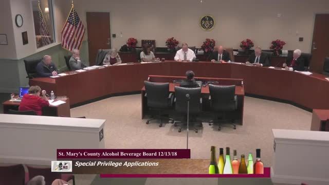 St. Mary's Alcohol Board approves Lexington Village transfer, beer/wine tasting rider and New Year's extensions