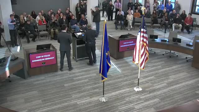 Chief Tyler Swanson inaugurated as Grand Forks new police chief in heartfelt ceremony