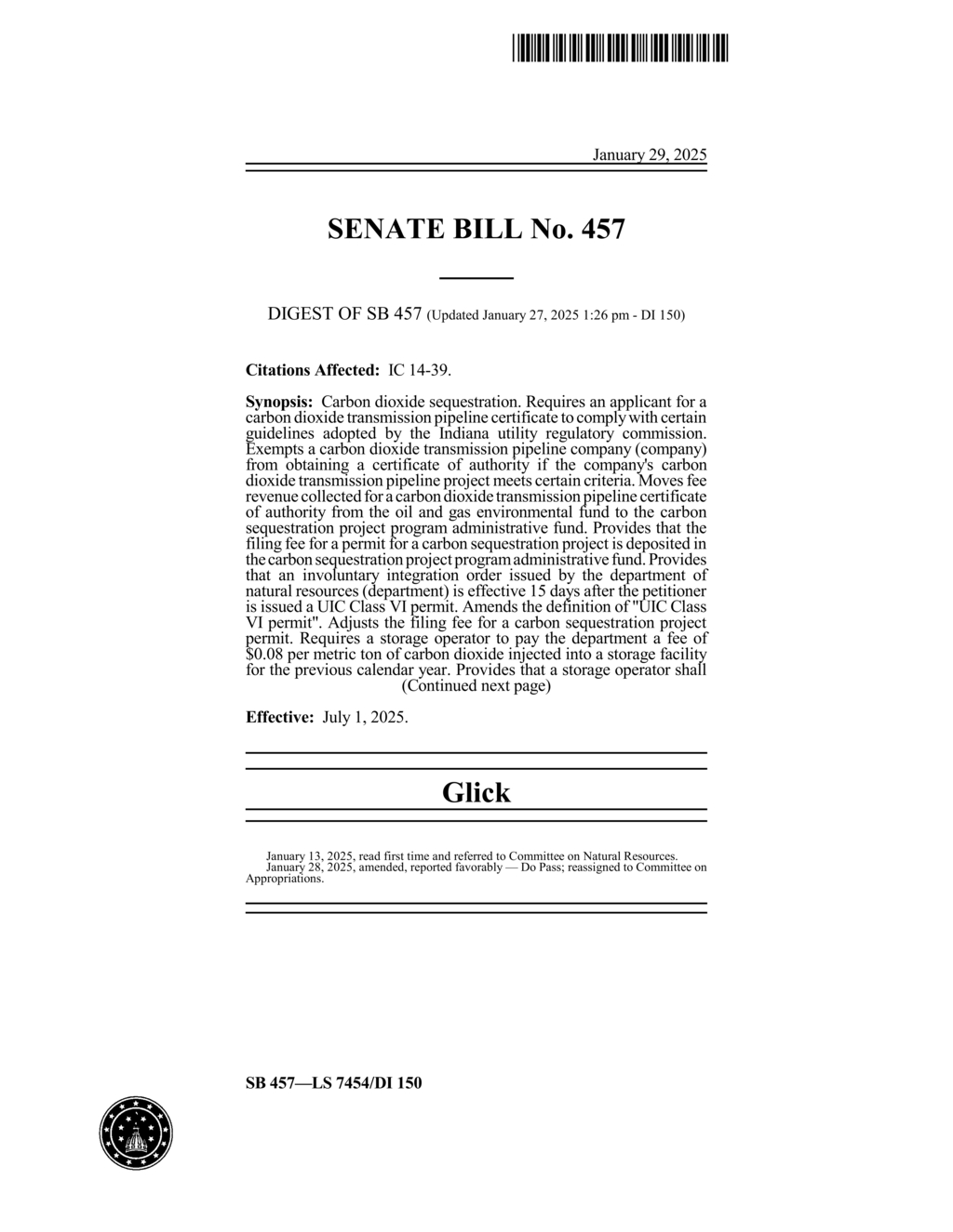 Indiana sets new permit requirements for carbon sequestration projects