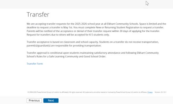 Elkhart Community Schools accept transfer requests for 2025 school year until May 1