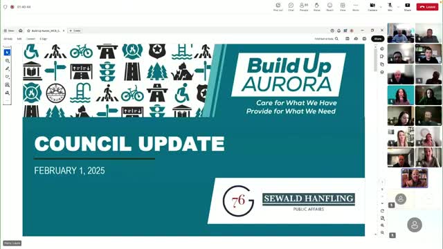 'Build Up Aurora' task force launches outreach plan; consultants outline research-driven ballot planning