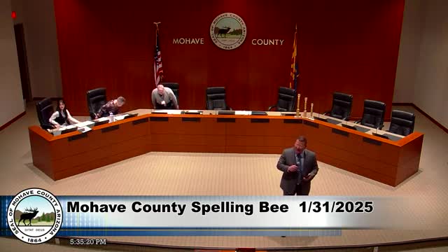 Ethan, a 5th-grader from Hualapai Elementary, wins Mohave County Spelling Bee