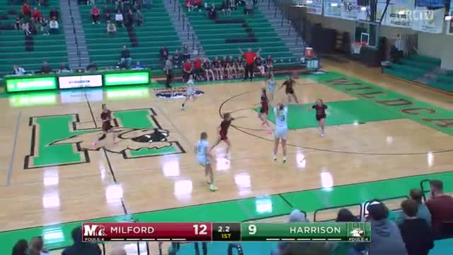 Ali Roberts shines in final season as Harrison Wildcats face Milford Eagles