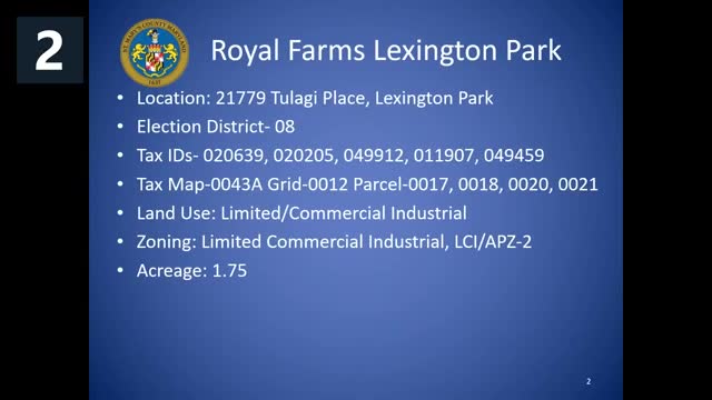 St. Mary’s planning commission approves Royal Farms concept plan over community objections