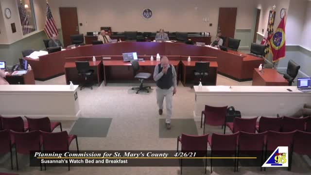 County Planning Commission approves Susanna's Watch Bed and Breakfast site plan