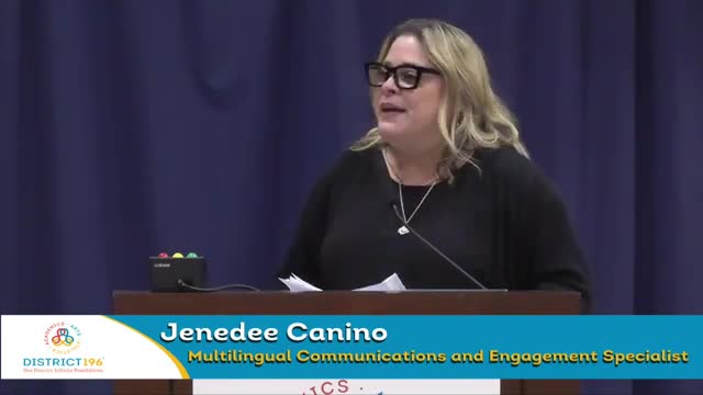 District 196 unveils comprehensive language access plan to engage multilingual families