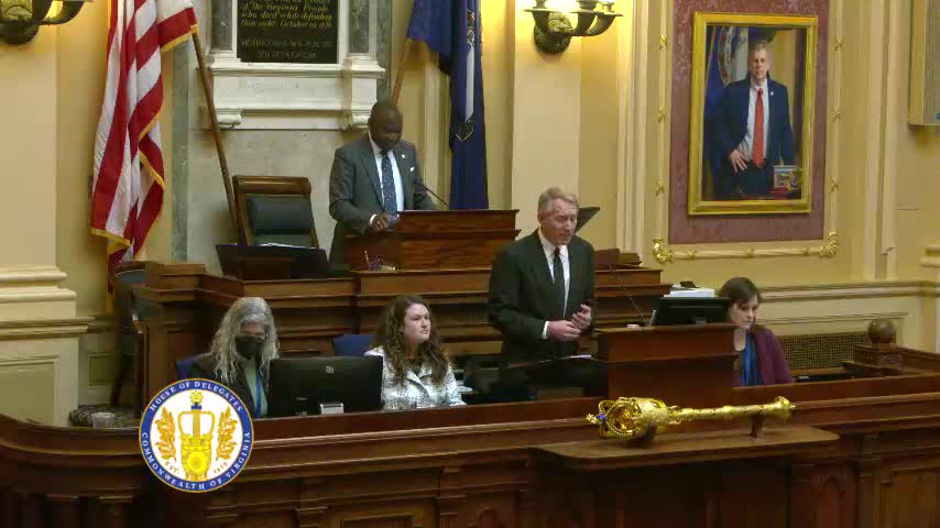 Virginia House advances pro forma calendar, adjourns to reconvene tomorrow at 10 a.m.