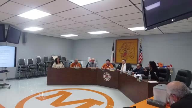 MERCEDES ISD board member thanks staff, adjourns meeting