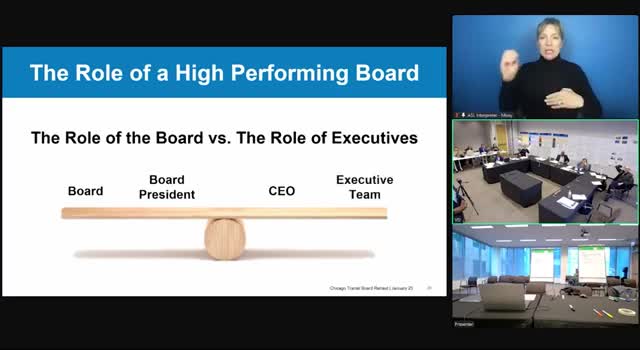 CTA board retreat builds a draft vision, presses staff for measurable success outcomes and governance clarity