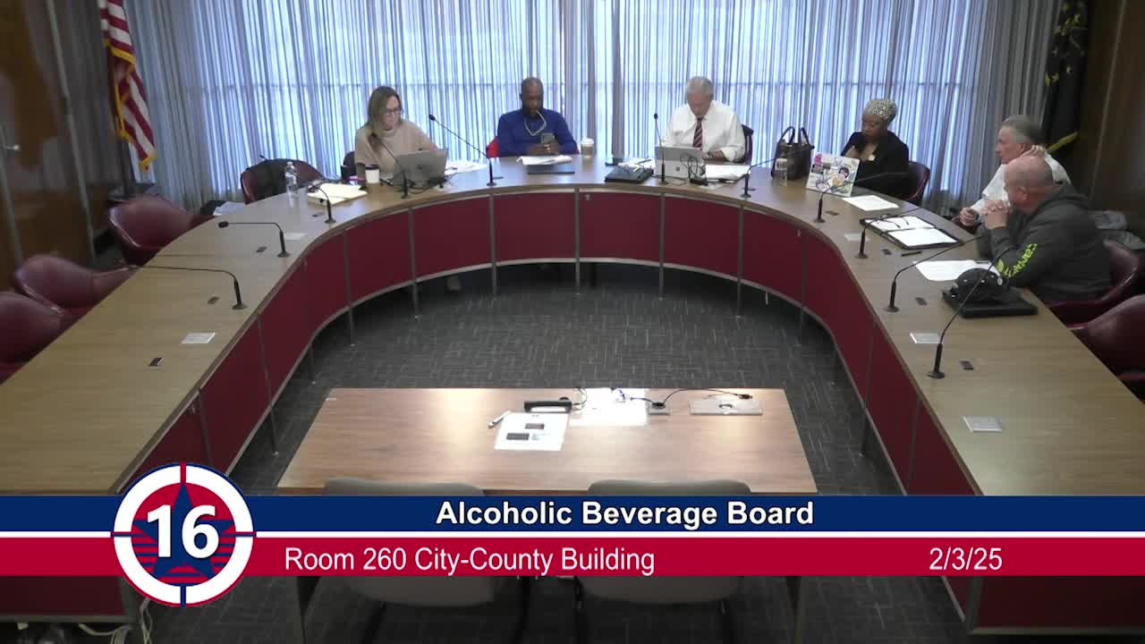 City board addresses liquor permit applications and violations across multiple businesses