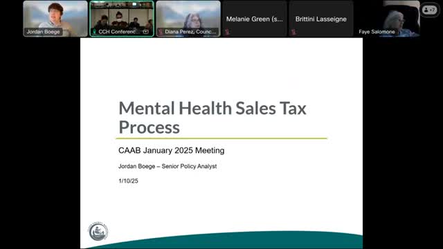 Clark County staff describe mental health sales tax process; advisory board did not recommend funding for Vancouver bridge shelter in 2025 cycle
